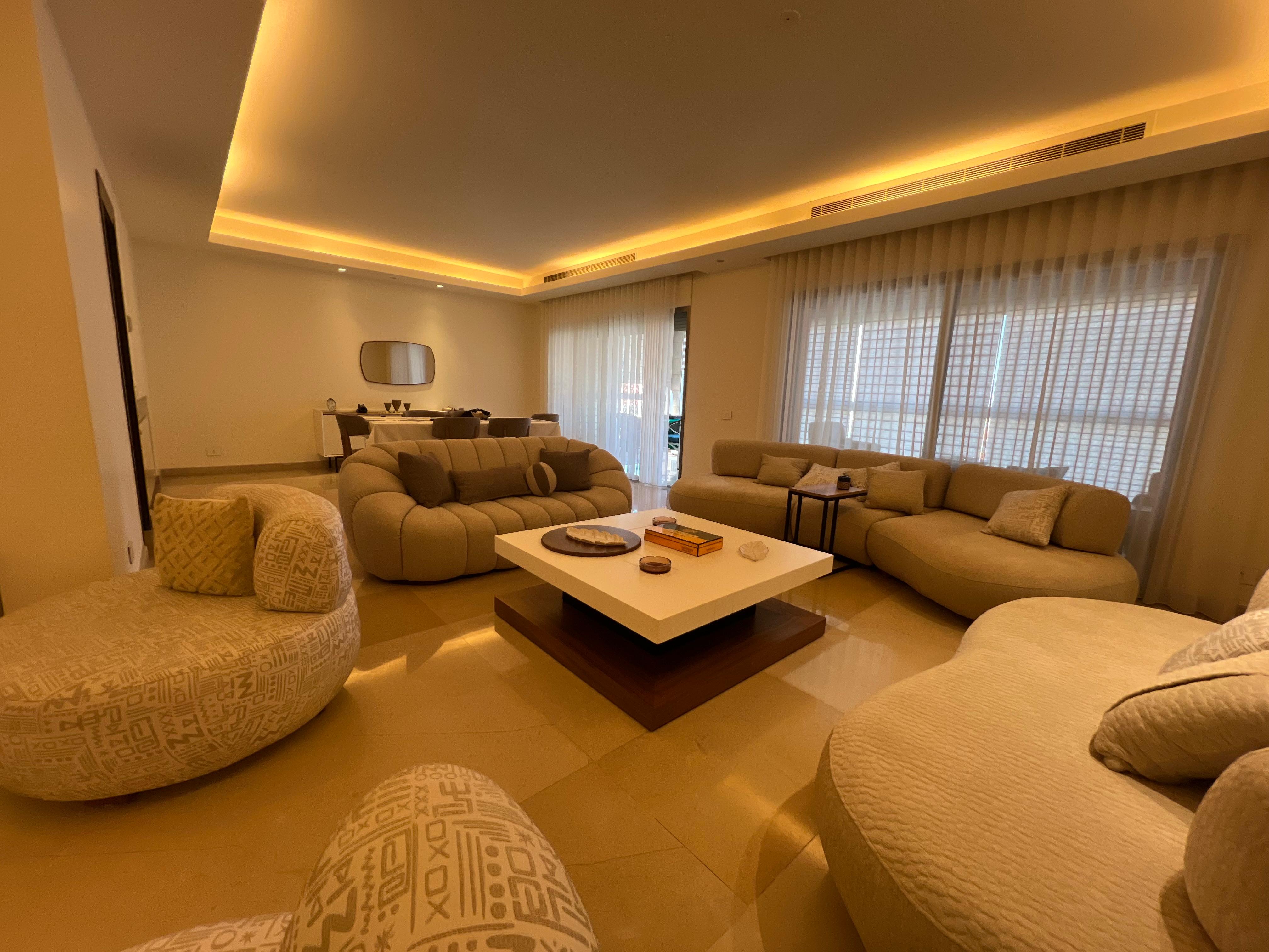 3 Master Bedrooms Prime Apartment for Sale in Hazmieh Backyard - 390sqm — apartment for sale in Hazmieh
